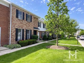 Sutton Place subdivision in Hinsdale, IL