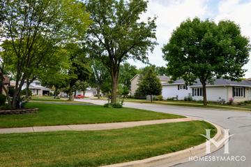 Valley View Estates subdivision in Downers Grove, IL