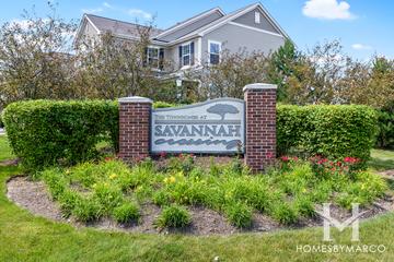 Savannah Crossing subdivision in Aurora, IL