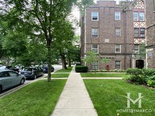 Hull Terrace Condos building in Evanston, IL