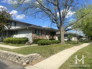 Winchester Circle subdivision in Warrenville, IL