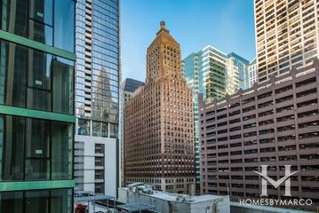 Century Tower building in the Loop neighborhood of Chicago, IL