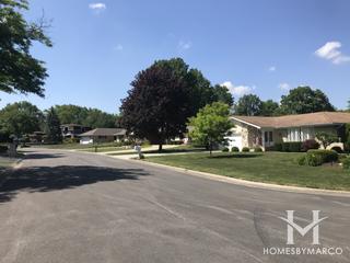 Chickasaw Woods subdivision in Homer Glen, IL