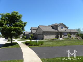 Amberfield Townhomes subdivision in Homer Glen, IL