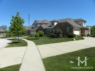 Amberfield Townhomes subdivision in Homer Glen, IL
