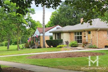 Wheaton Highlands subdivision in Wheaton, IL