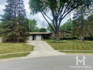 Whispering Oaks subdivision in McHenry, IL