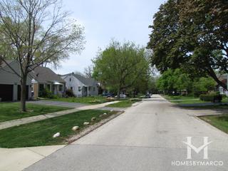 Woodlands subdivision in Highland Park, IL