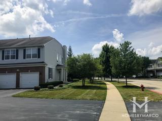 The Townes of Blackberry subdivision in Oswego, IL