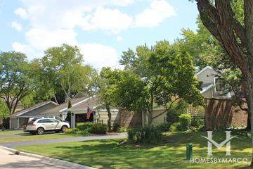 The Streams subdivision in Wheaton, IL