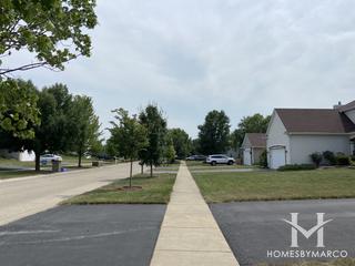 Whispering Oaks subdivision in Bolingbrook, IL