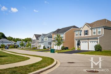 Regency Estates subdivision in St. Charles, IL
