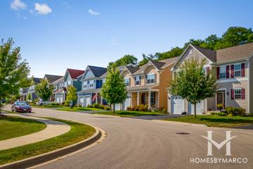 Regency Estates subdivision in St. Charles, IL