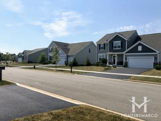 Grande Reserve Pioneer subdivision in Yorkville, IL