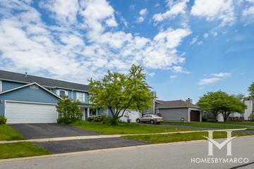 Ranchview subdivision in Naperville, IL