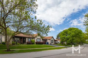 Ranchview subdivision in Naperville, IL