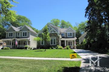 Sunset Park subdivision in Highland Park, IL