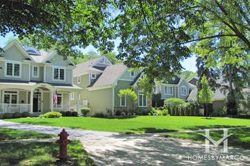 Sunset Park subdivision in Highland Park, IL