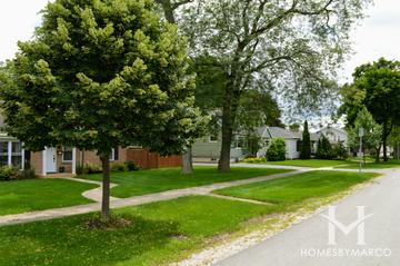 Orchard Hill subdivision in Downers Grove, IL