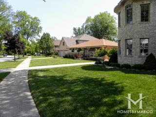 Berens Park subdivision in Elmhurst, IL
