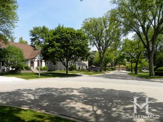 Tuxedo Park subdivision in Elmhurst, IL