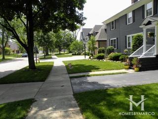 Tuxedo Park subdivision in Elmhurst, IL