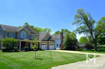 Hawthorne subdivision in Wheaton, IL
