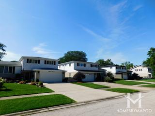 Northwest Park subdivision in Park Ridge, IL