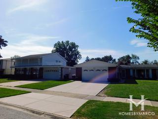 Northwest Park subdivision in Park Ridge, IL