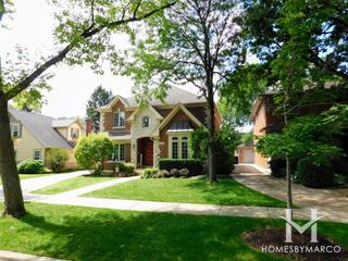 Wildwood subdivision in Park Ridge, IL