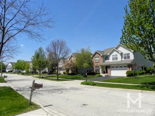 Willoughby Farms Estates subdivision in Algonquin, IL