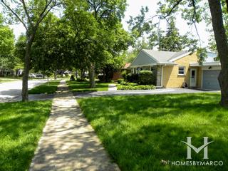 Brynhaven subdivision in Elmhurst, IL