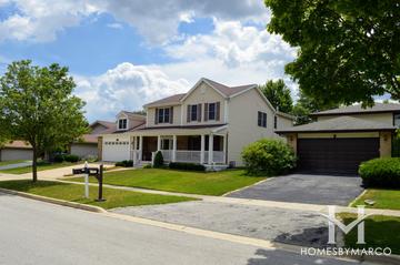 Dunham Place subdivision in Downers Grove, IL