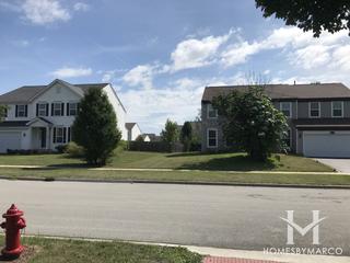 Whispering Meadows subdivision in Yorkville, IL