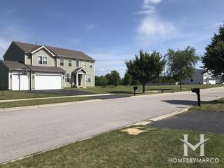 Whispering Meadows subdivision in Yorkville, IL