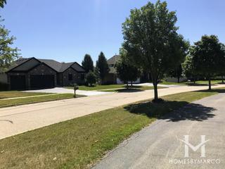 Heartland Circle subdivision in Yorkville, IL