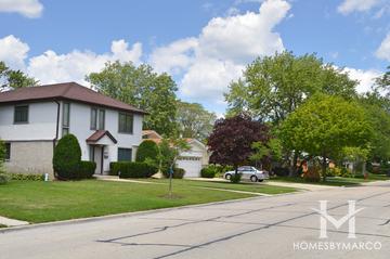 Devonshire Highlands subdivision in Skokie, IL