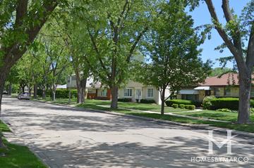 Devonshire Highlands subdivision in Skokie, IL