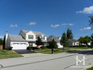 Oak Knolls subdivision in Streamwood, IL