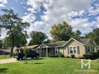 Moecherville subdivision in Aurora, IL