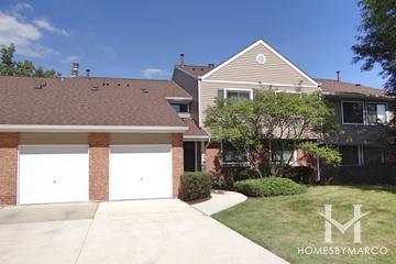 Hidden Lake subdivision in Buffalo Grove, IL