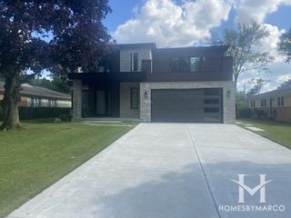 Sunset Park subdivision in Glenview, IL