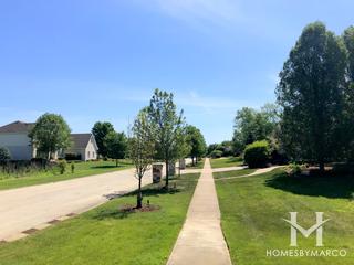 Hidden Valley Estates subdivision in Homer Glen, IL