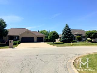 Hidden Valley Estates subdivision in Homer Glen, IL