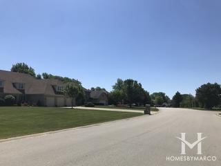 Meadowcrest subdivision in Homer Glen, IL
