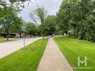Indian Trail subdivision in Westmont, IL