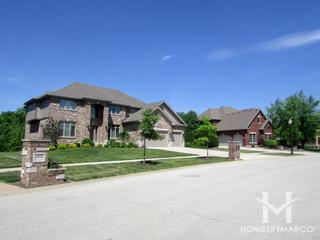 Timbers Edge subdivision in Frankfort, IL