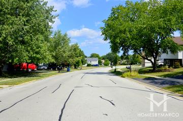 Countryside subdivision in Lake Zurich, IL