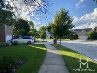 Brentwood subdivision in Mount Prospect, IL