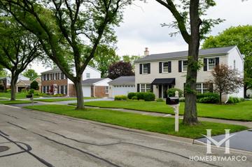 Longmeadow subdivision in Downers Grove, IL
